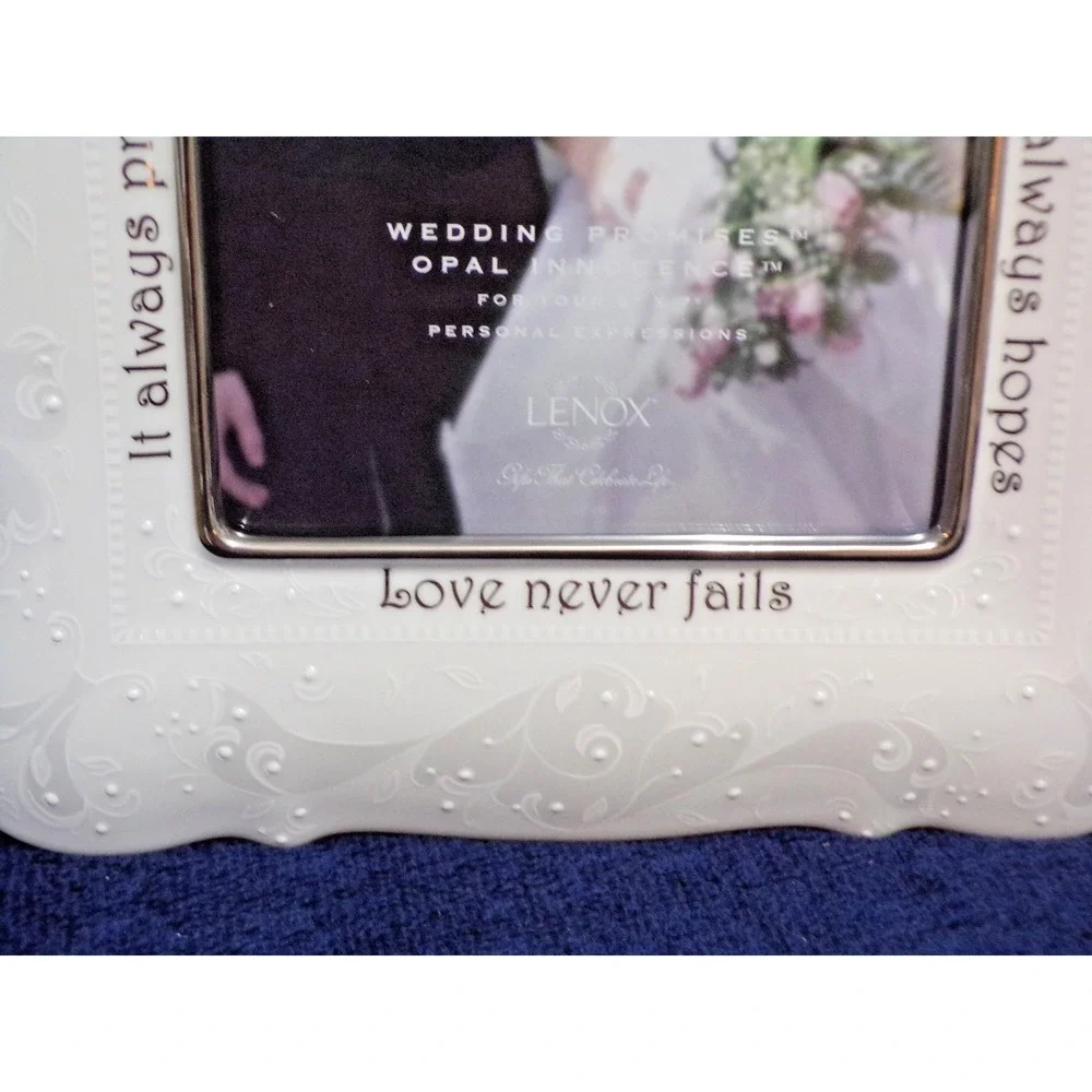 Lenox Wedding Promises Opal Innocence Love Is Patient New 5